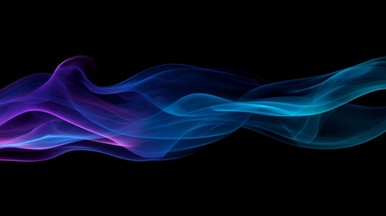 Vibrant Colored Smoke Abstract Background