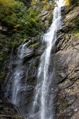 Sols Creek Falls in the Blue Ridge Mountains of Western North Carolina