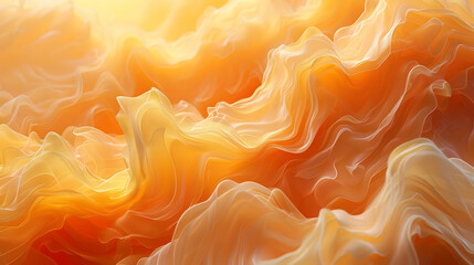 Fototapeta premium Abstract Orange and White Wave Background
