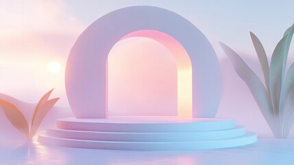 Fantasy creative product exhibition stand