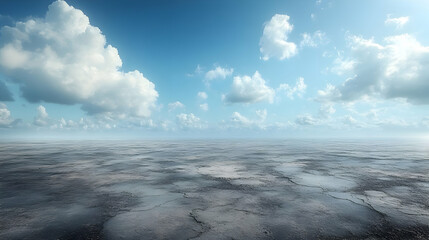 Abstract Sky and Water Background Animation - Looping