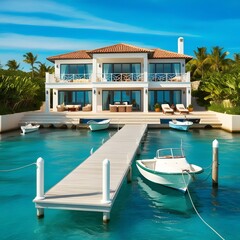 Fototapeta premium luxury hotel in resort
