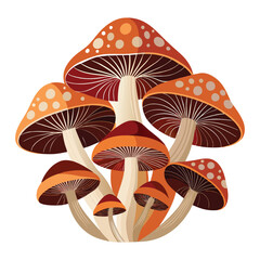 vector mushrooms
