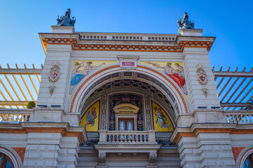 Obraz premium Castle Garden Bazaar in Budapest