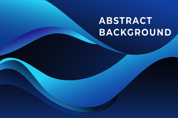 Blue Dynamic Abstract Background Design With a Vibrant Color Palette