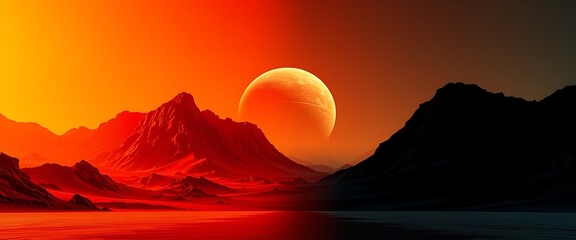 AI-Generated Backgrounds in Extreme Resolution