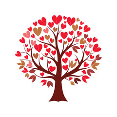 Capture the essence of love and nature with this "Love Tree" vector illustration. Ideal for romantic projects, wedding decor, Valentine’s designs, and heartfelt digital artwork.