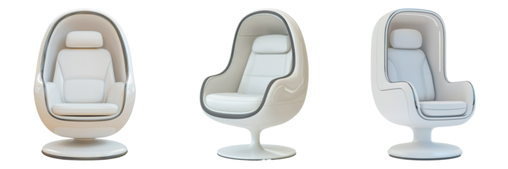 Futuristic White Egg Chair Designs Showcasing Modern Aesthetic and Comfort in Seating Solutions