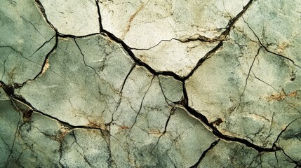 Obraz premium Cracked dry earth texture.
