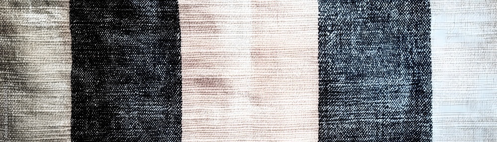 Poster abstract striped fabric with intricate patterns