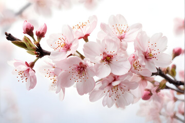 Obraz premium pink cherry blossom, cherry blossom in spring