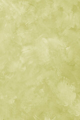 Painted light green herbal grungy background or texture, plaster, part of the wall, abstract wallpaper for design