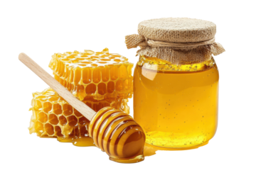 Honeycomb honey and liquid honey