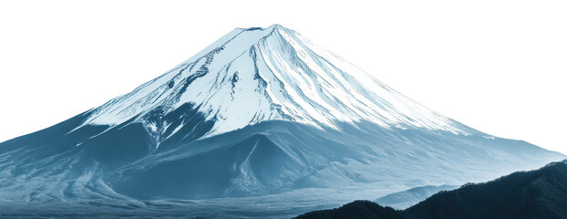 PNG Image of Illustration Mount Fuji