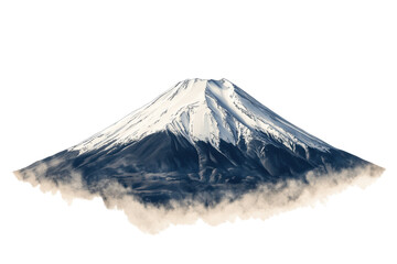 PNG Image of Illustration Mount Fuji