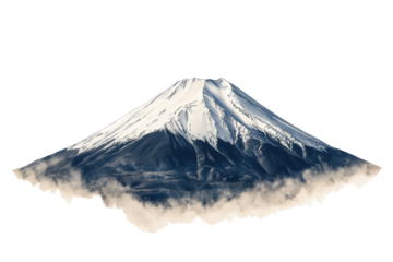PNG Image of Illustration Mount Fuji
