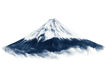 PNG Image of Illustration Mount Fuji