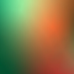 Green orange gradient background 