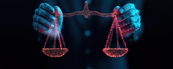 Hands holding digital rights document in virtual space, digital privacy security digital rights, data sovereignty