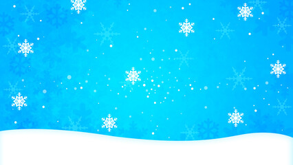 christmas background with snowflakes