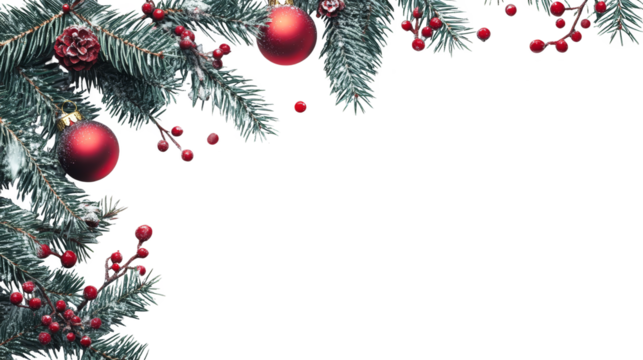 Glimmering christmas tree decorated with ornaments, a festive holiday scene