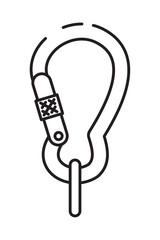climbing carabiner equipment