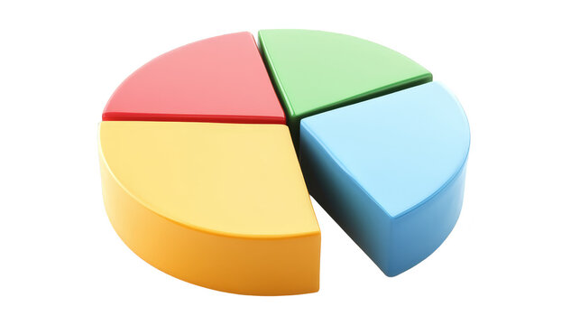 Pie charts are suitable for market share analysis.