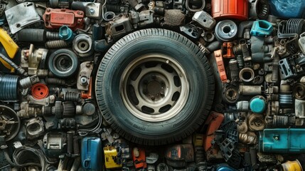 Car Parts Assemblage