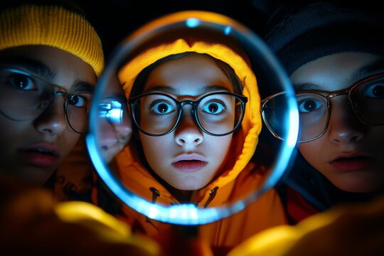 Detective team preparing a search based on a warrant, capturing the organized and strategic aspect of law enforcement operations, symbolizing teamwork and structure