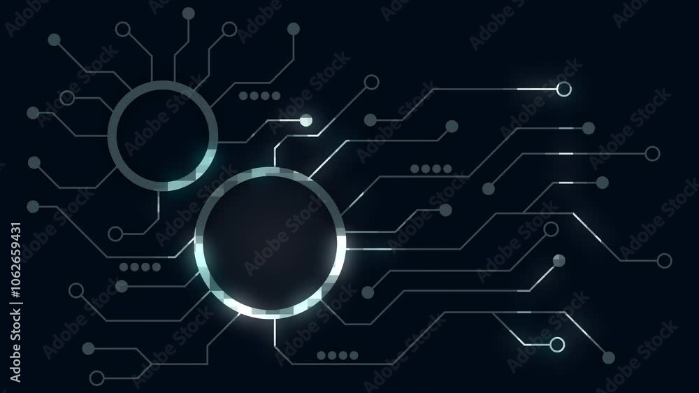 Poster feature digital data streams, cyber elements, and futuristic technology motifs.