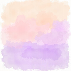Soft Watercolor Pastel Background in Pink and Purple