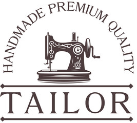 Tailor & Sewing Logo Design Vector