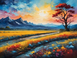 Oil paint