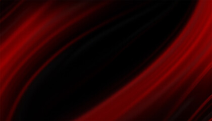 Dark red and black abstract background with curved lines