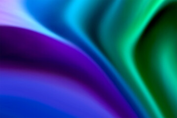 Vibrant abstract background with swirling blue, green, and purple colors