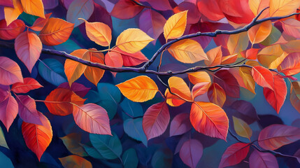 Nature's Palette: A Study of Fall Foliage