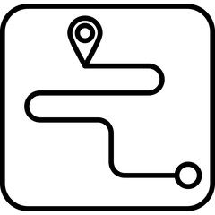 Travel Map Icon