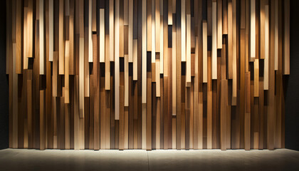 Obraz premium Minimalist and unique interior design in the house