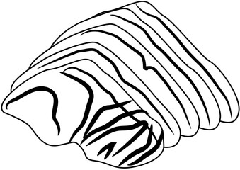 japanese food doodle element coloring page cartoon illustration