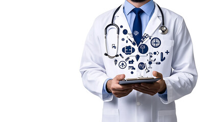 Explore the future of health technology with stethoscope and digital tools