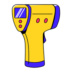 Infrared Thermometer Illustration