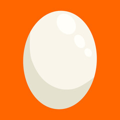 Egg icon. Tekur is associated with a source of protein. colored outline style. vector illustration of nutrition and protein elements