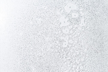 Water drops on white background, water drops pattern background