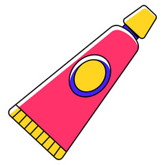 Toothpaste Product Illustration