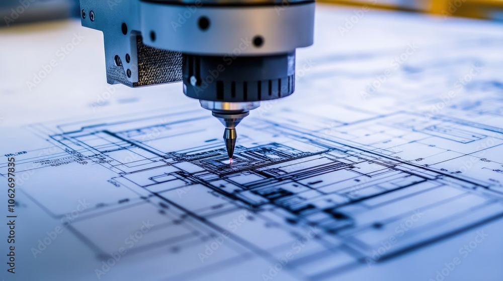 Poster precision engineering with blueprints and tools