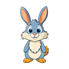 Obraz premium easter bunny with white background