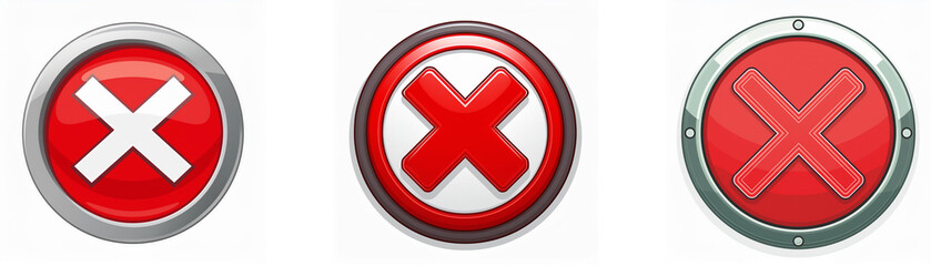 Obraz premium Three red 