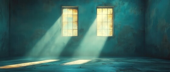 Illuminated Blank Wall for Advertising, Soft Spotlight Enhancing Texture, Ideal for Promotional Displays, Clean and Minimalist Aesthetic