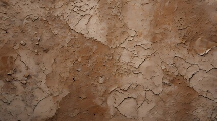 Fototapeta premium Processed collage of dirty brown concrete wall surface texture. Background for banner, backdrop or texture for 3D mapping