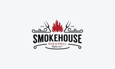 Smolehouse logo design vector template